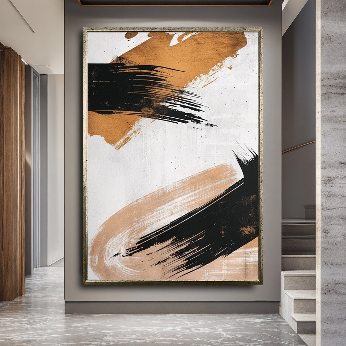 Abstract Geometric Shapes, Modern Wall Decor