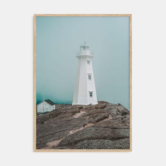Fine Art Lighthouse Print Color Photography Poster Coastal Wall Art Beach Decor Nautical Home Decor Gift For Ocean Lovers