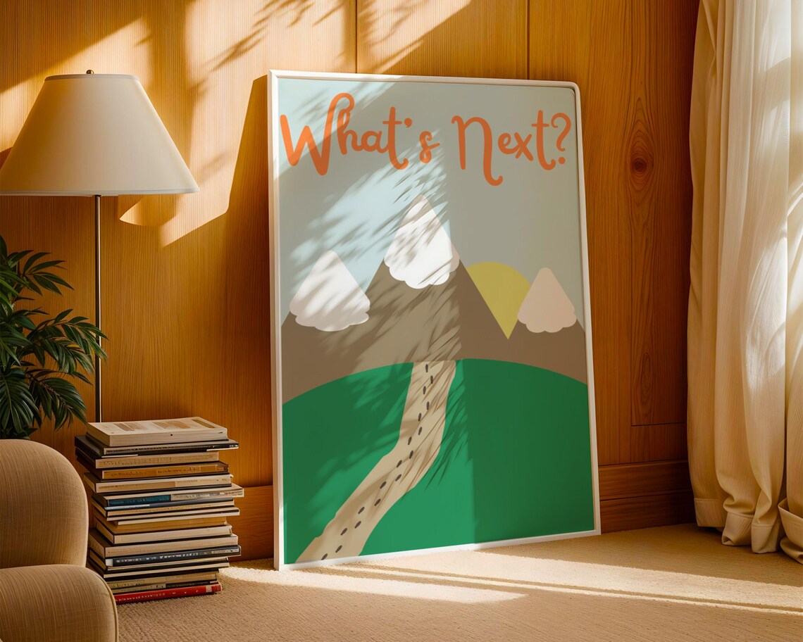 Whats Next Hiking Day Trip Adventure Poster - Image 3