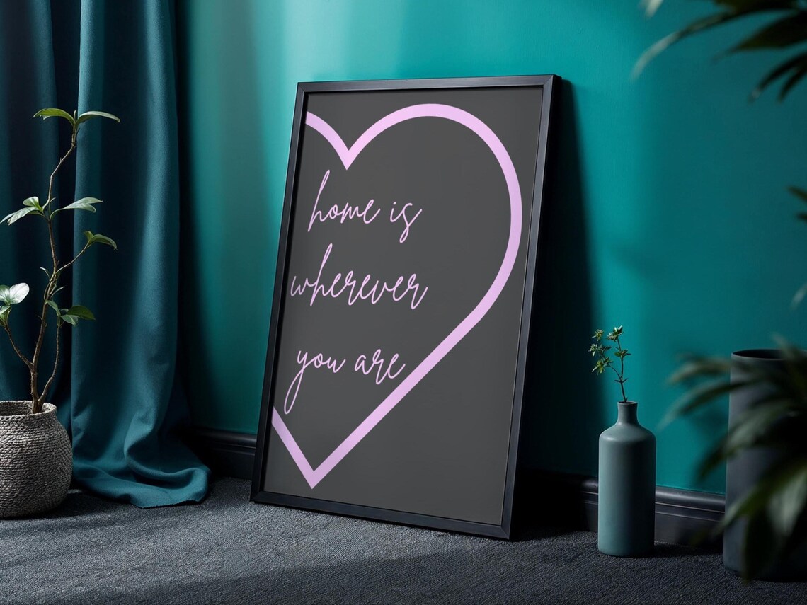 Home Is Wherever You Are Personalized Poster