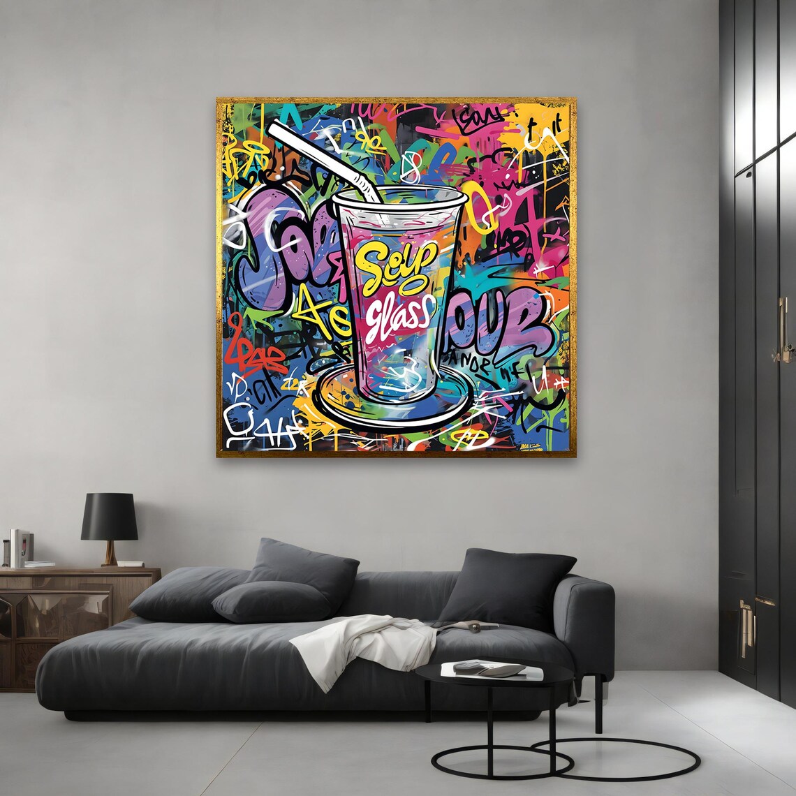 Graffiti Pop Art, Modern Wall Art Print - Image 3