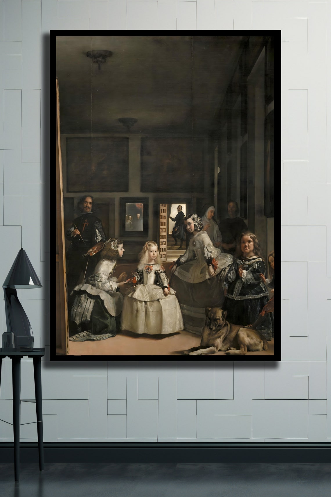 Las Meninas Diego Velazquez Classic Masterpiece Reproduction Art Print - Image 2