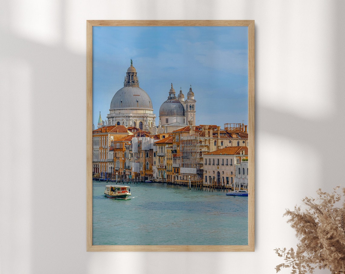 Venice Grand Canal Print Italy City Poster European Elegance