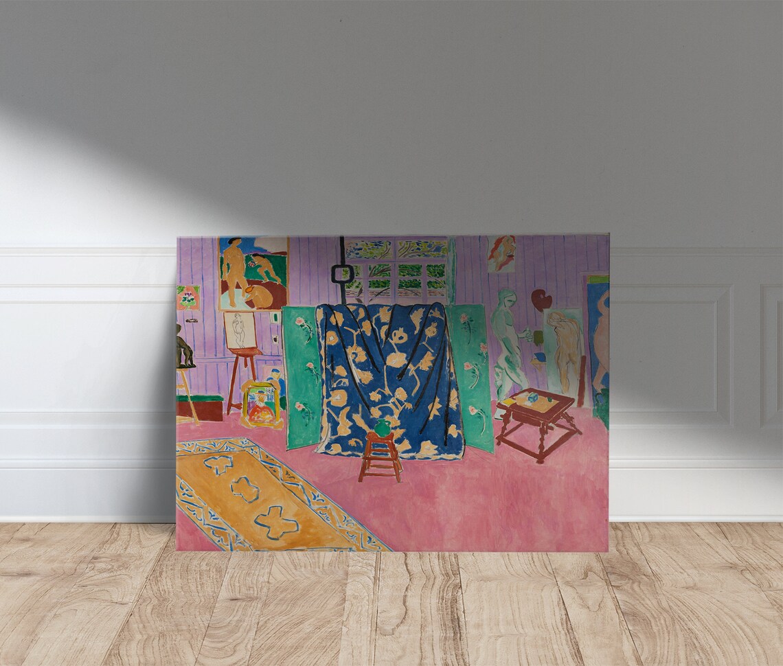 Henri Matisse Exhibition Art Print, Studio Study