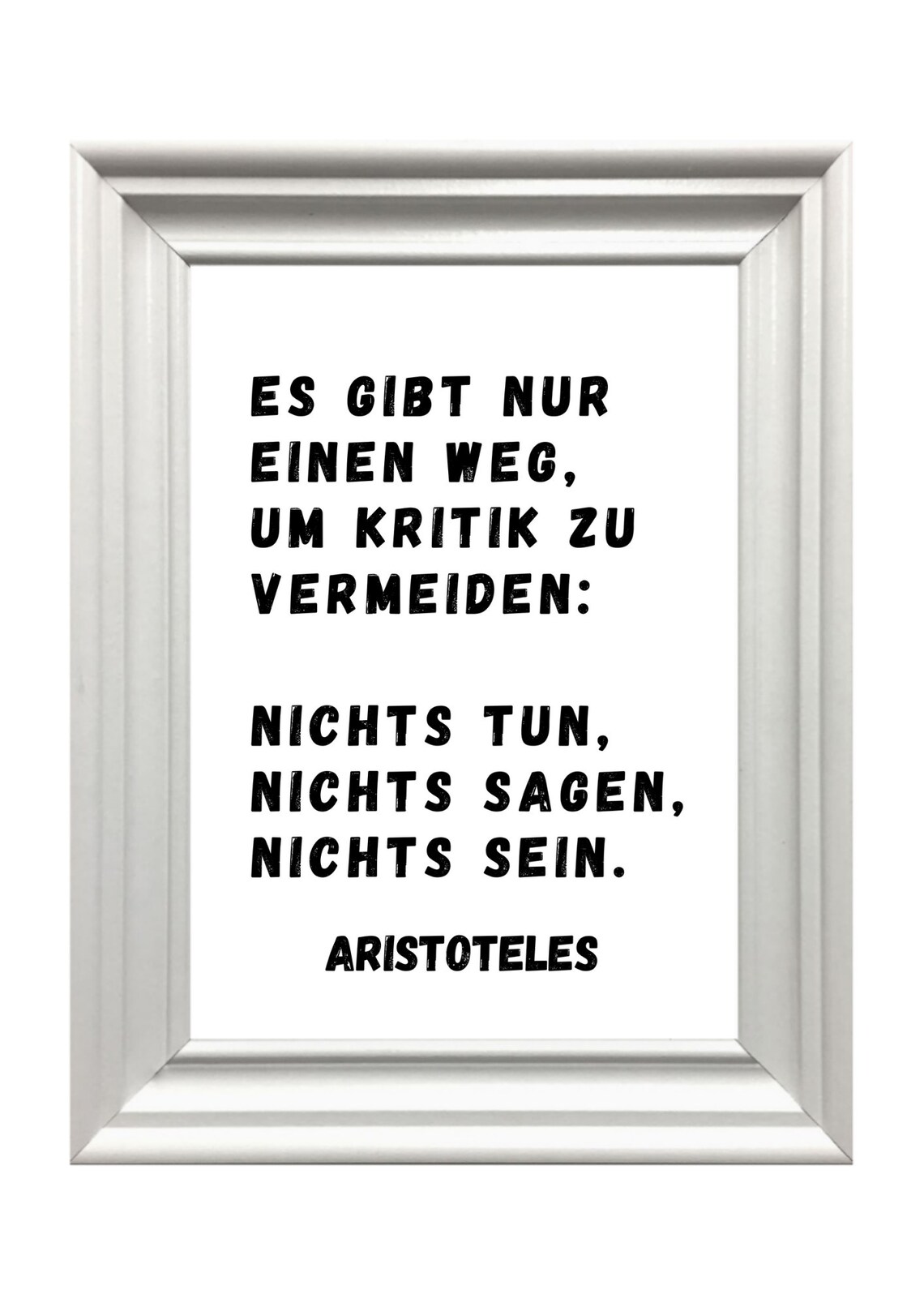 Aristotle Motivation Typography, Art Print - Image 3