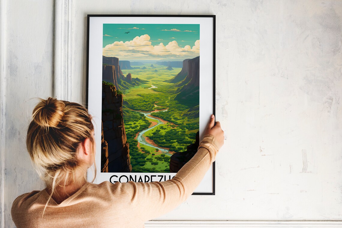 Gonarezhou National Park Travel Poster, Zimbabwe - Image 2