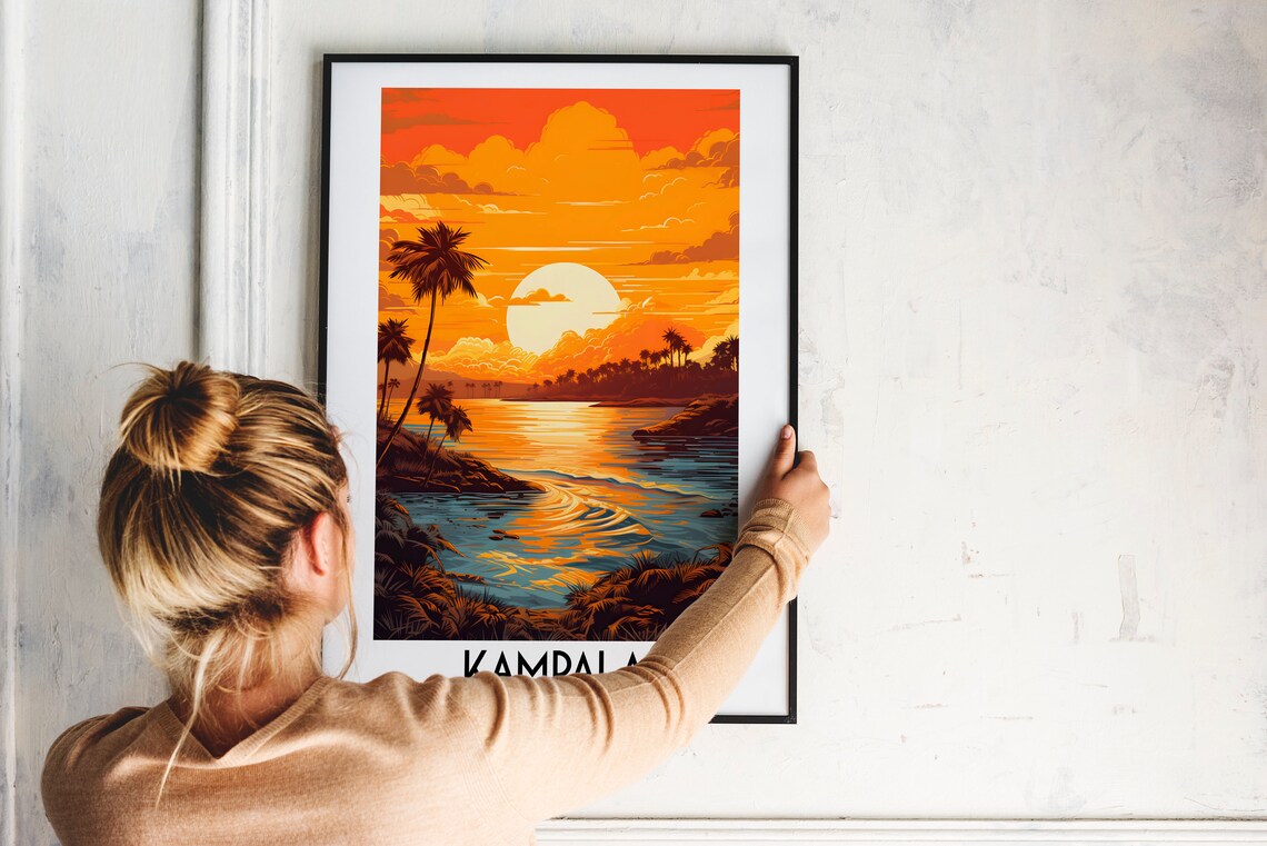 Kampala Travel Poster, Uganda Home Decor - Image 2