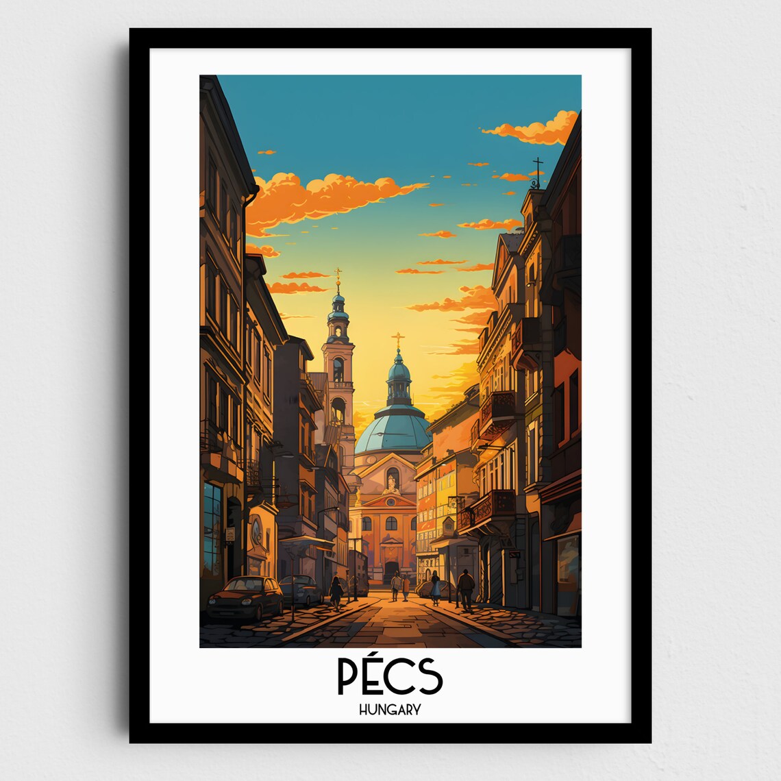 Hungary Travel Wall Art, Europe Art Print