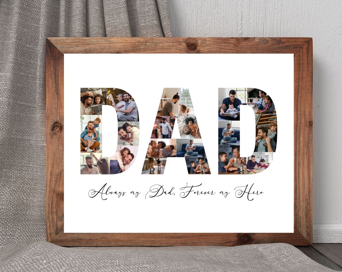 Dad Photo Collage DIY Canva Template - Image 4