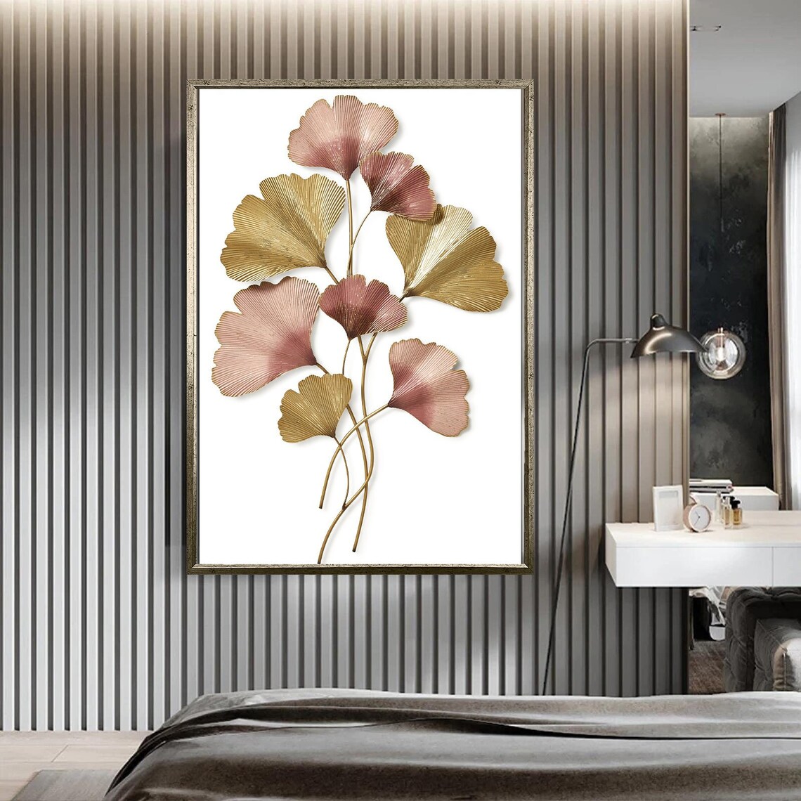 Colorful Leaf Abstract Tree Art Print, Branches