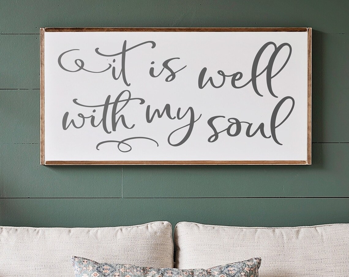 It Is Well With My Soul Inspirational Art Print