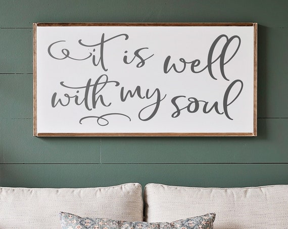 It Is Well With My Soul Inspirational Art Print
