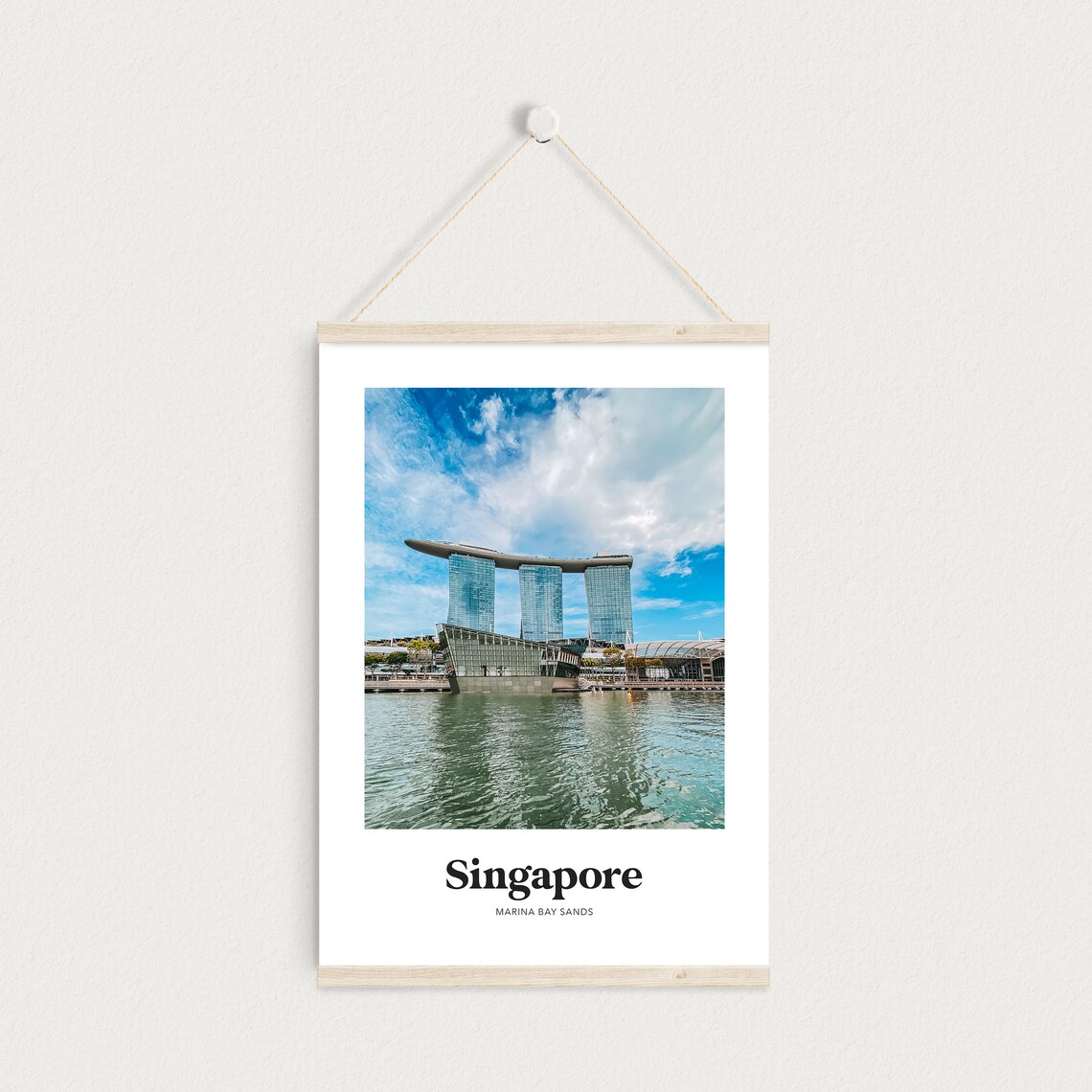 Singapore Marina Bay Sands Daytime Skyline Waterfront Photo Poster - Image 3