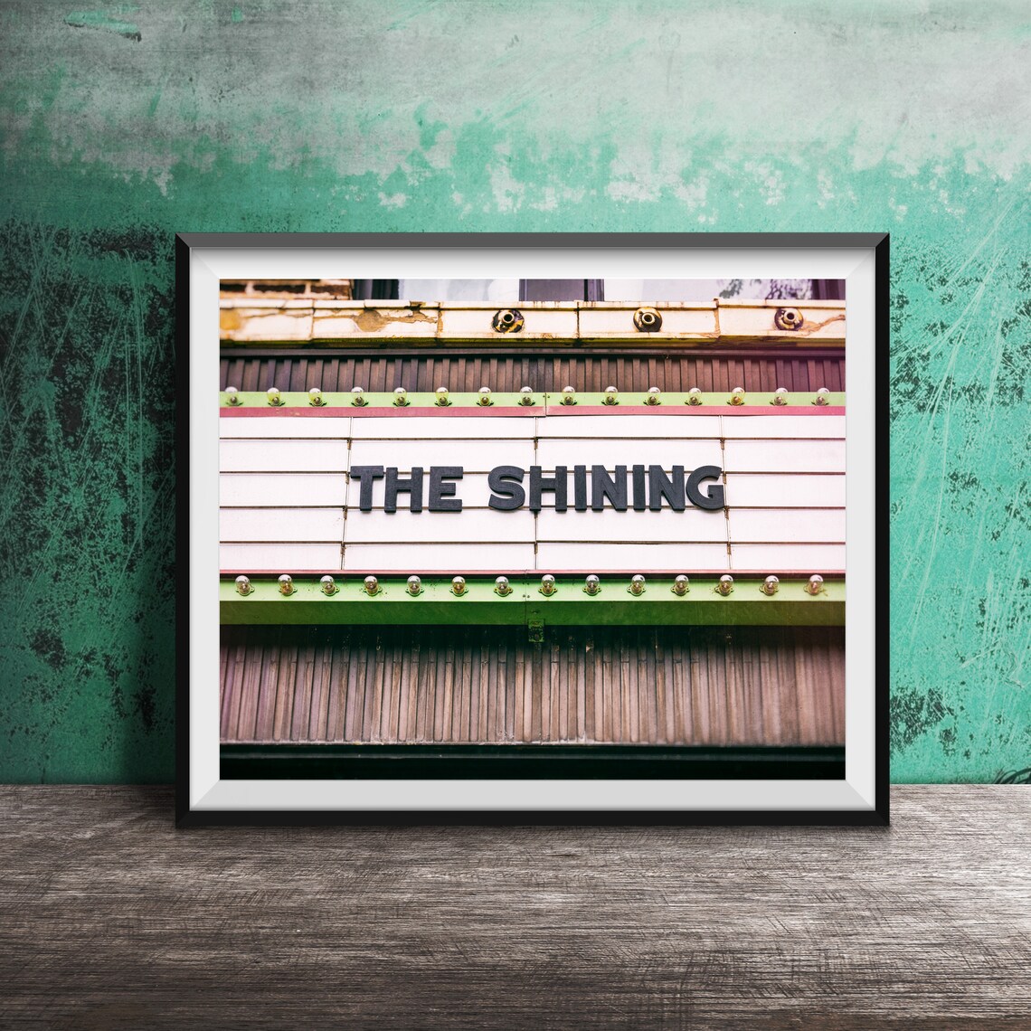 The Shining Vintage Theater Sign Art Print