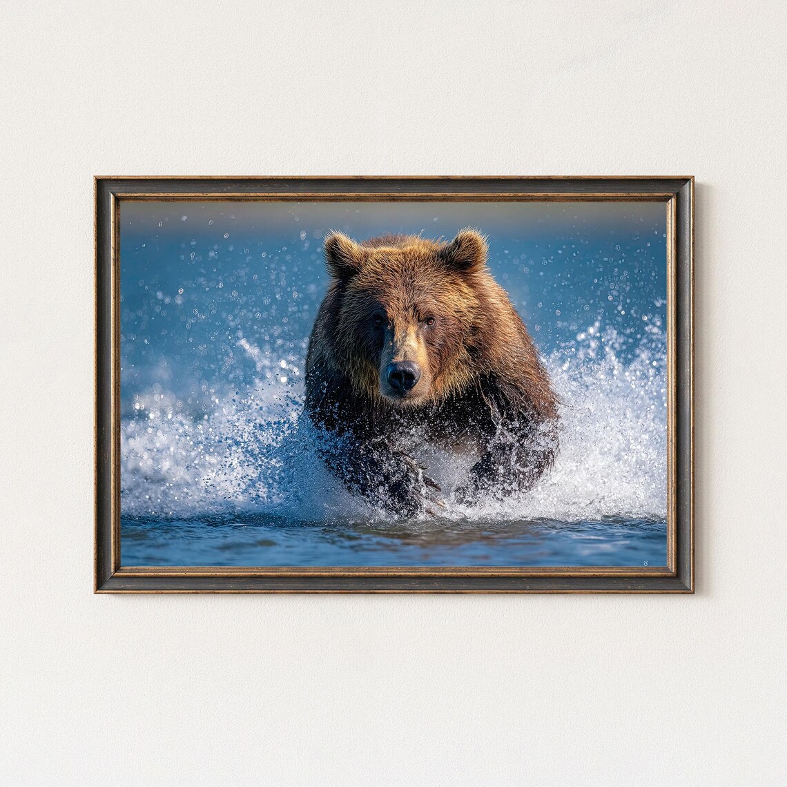 Grizzly Bear Photography Print Wildlife Wall Art
