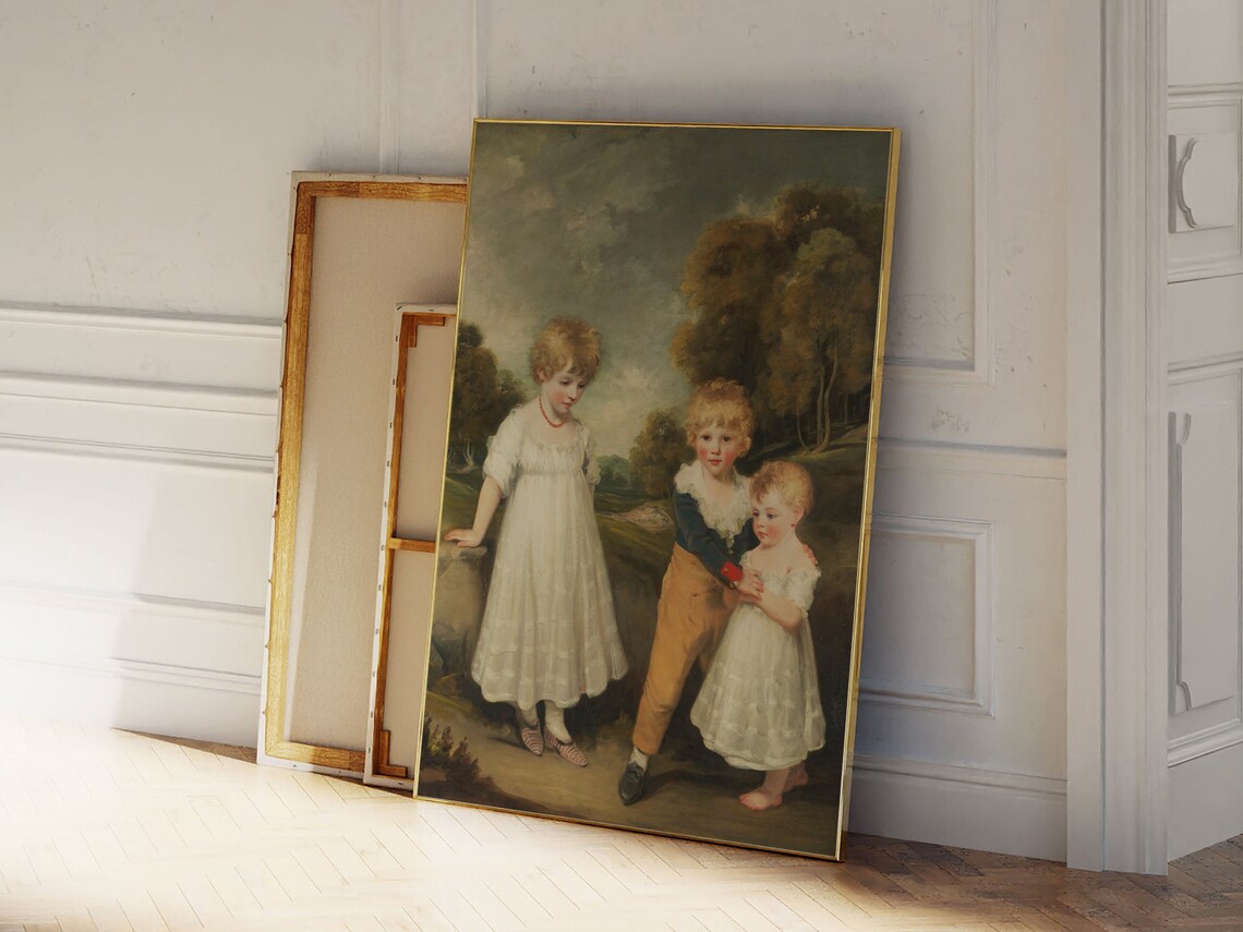 The Sackville Children John Hoppner Famous Painting Classic Painting Museum Quality Print Vintage Wall Art Vintage Print - Image 2
