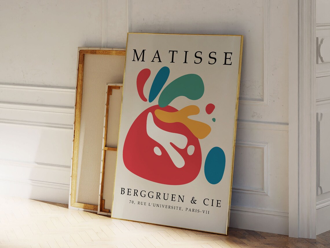 Henri Matisse Berggruen Cie Colorful Abstract Exhibition Art Poster - Image 2