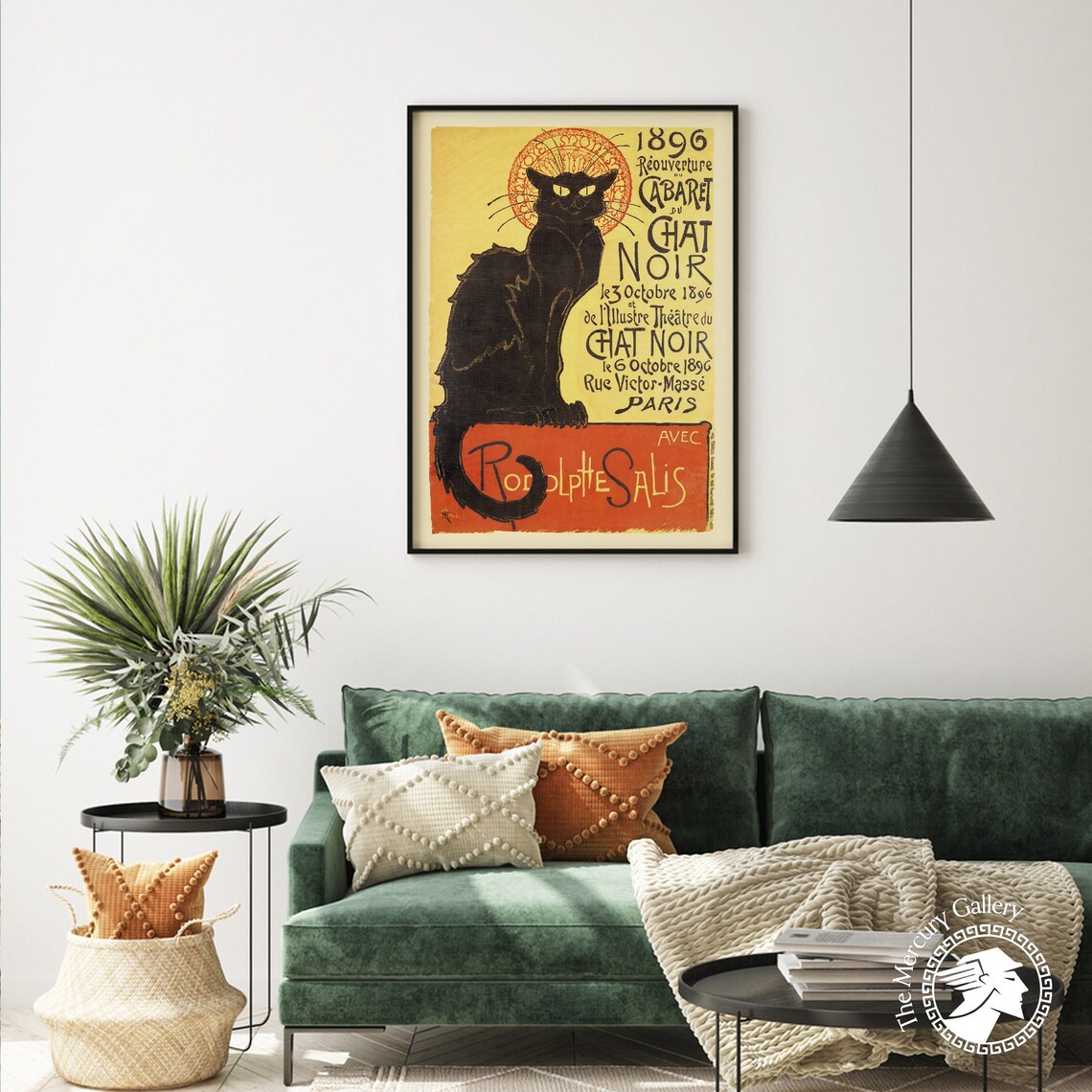 Le Chat Noir Vintage French Black Cat Art Print - Image 4