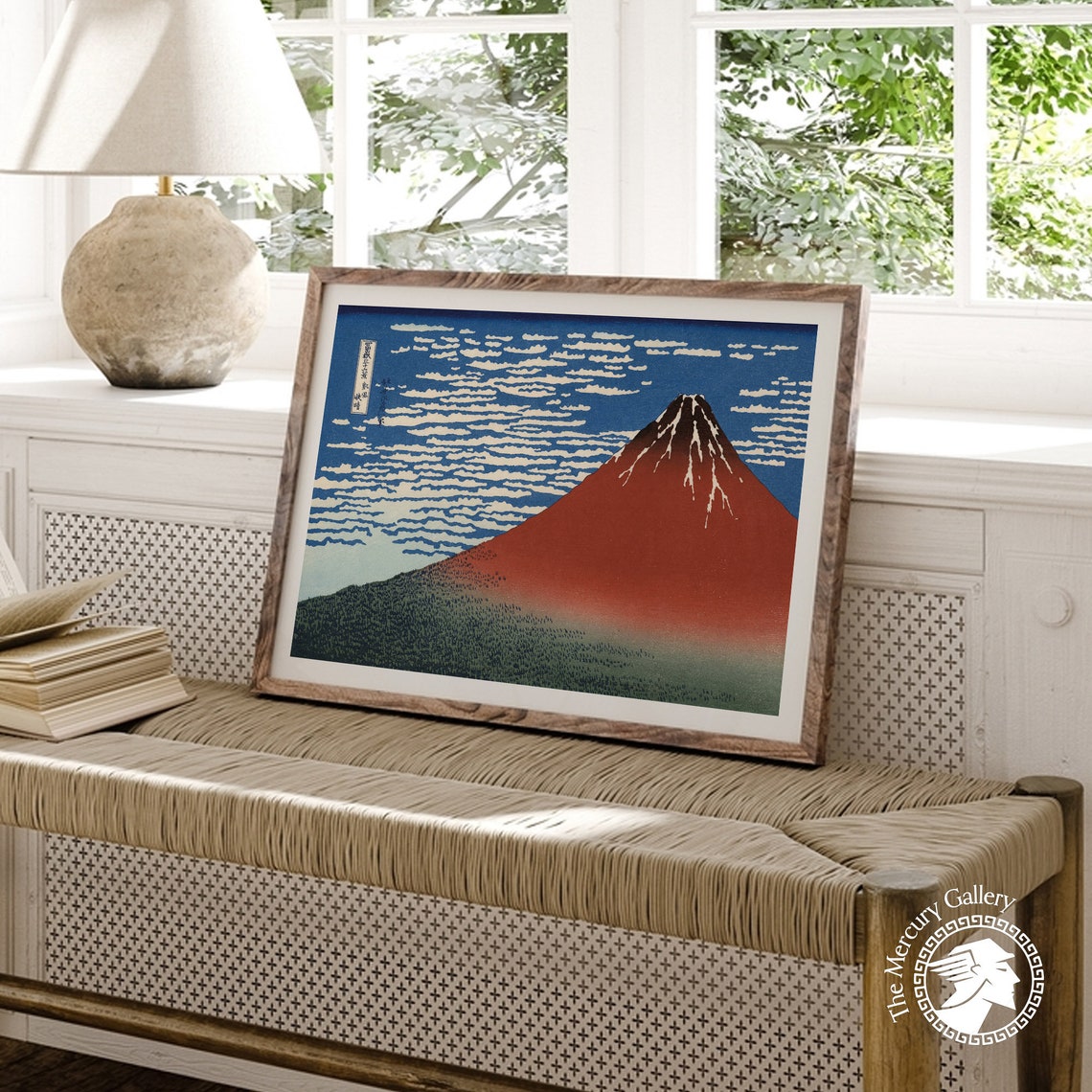 Hokusai Red Fuji Fine Wind Clear Morning Iconic Ukiyo E Art Poster - Image 4