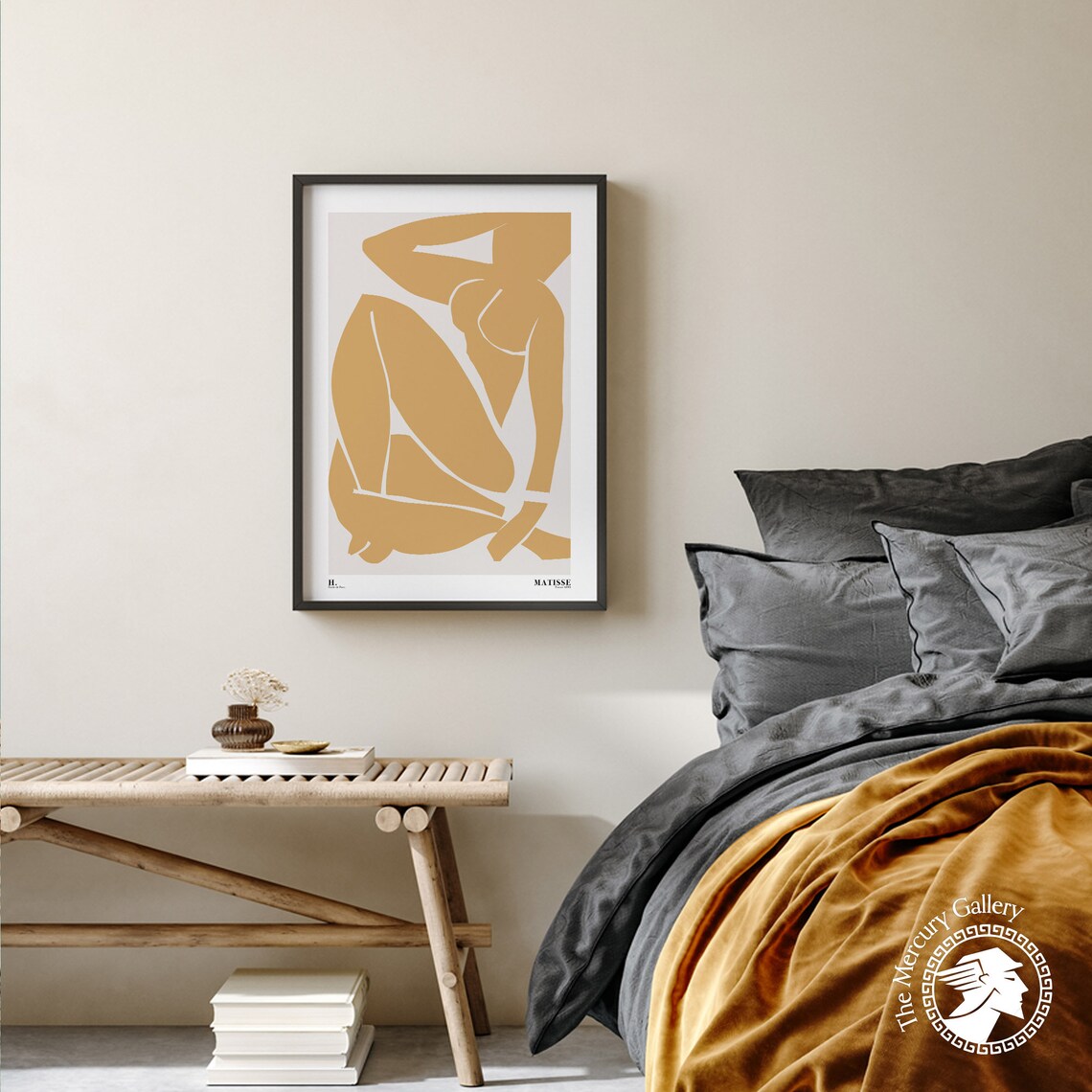 Matisse Yellow Nude Cut-Outs Fauvism Art Print - Image 3