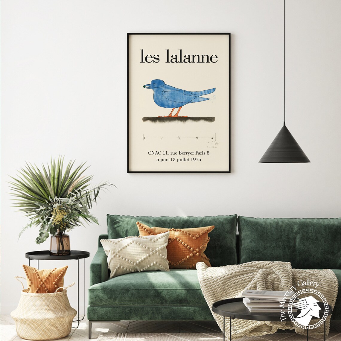 Lalanne Bird Exhibition Poster, Mid-Century Modern - Image 4