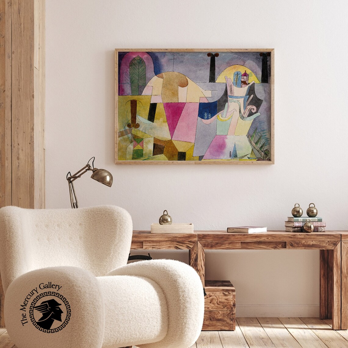 Paul Klee Black Columns In A Landscape Art Print - Image 5