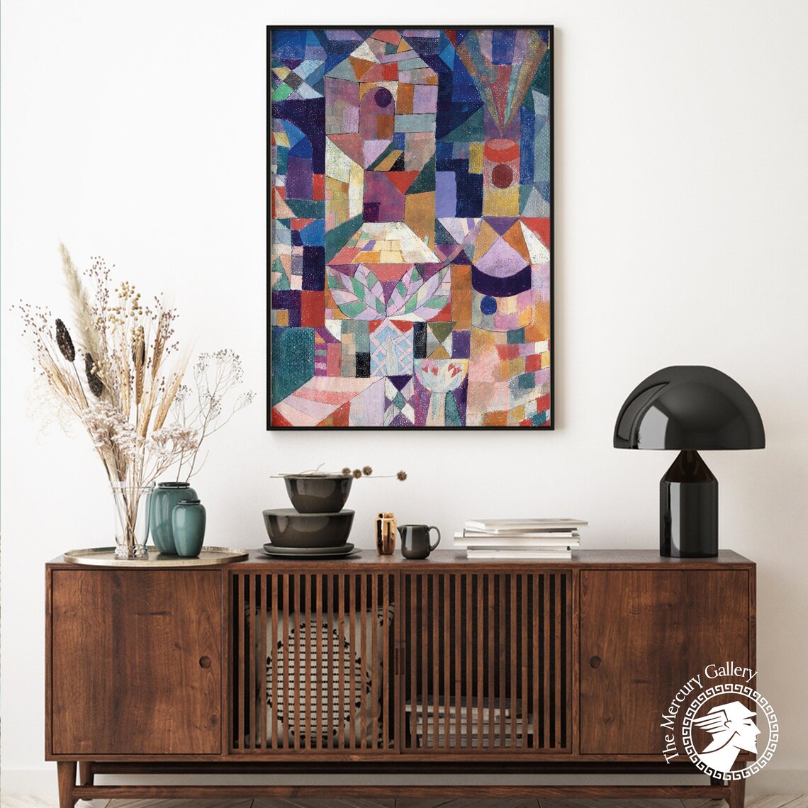 Paul Klee Burggarten 1919 Abstract Art Print - Image 2