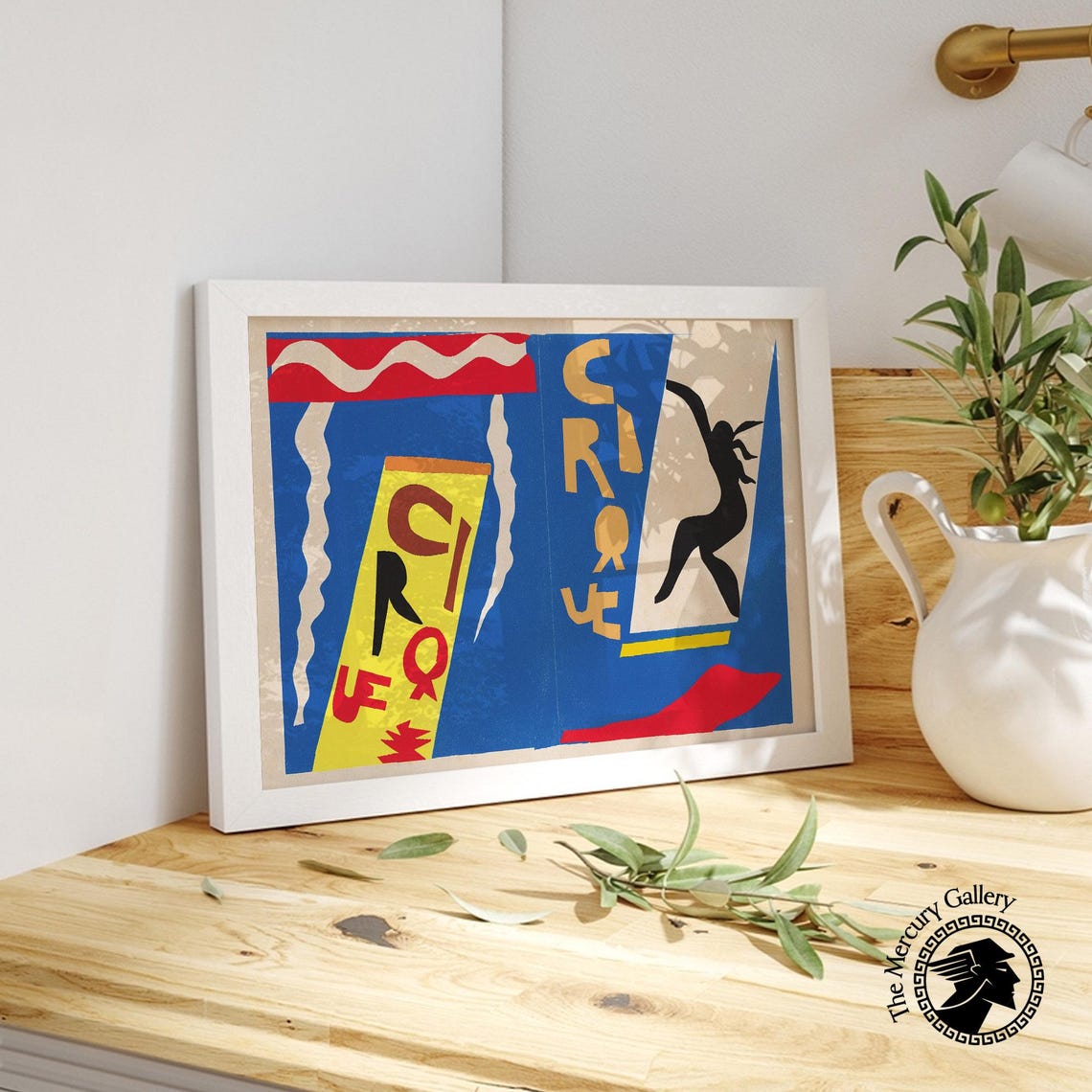 Henri Matisse Jazz The Circus Colorful Cut Out Collage Art Poster - Image 6