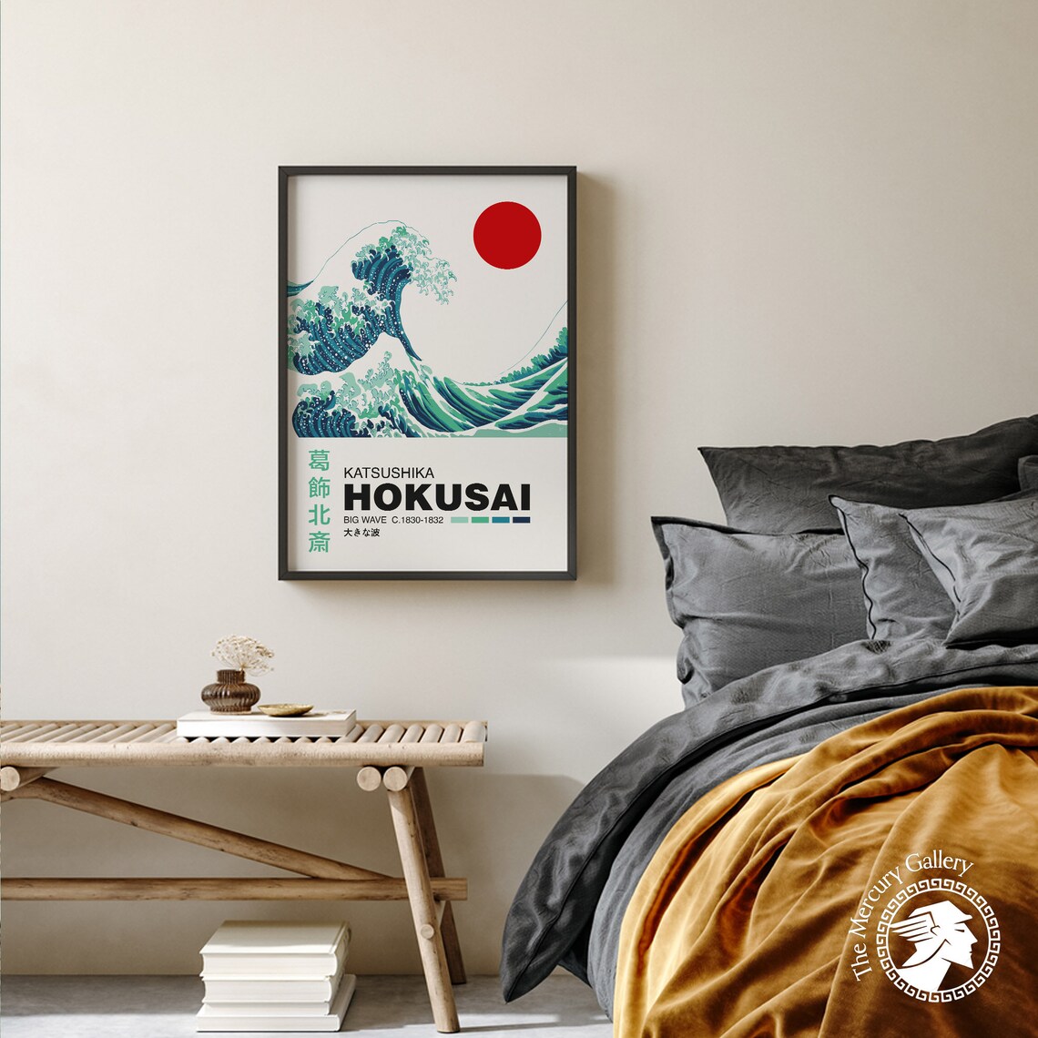 Hokusai Big Wave Vintage Japanese Art Print - Image 2