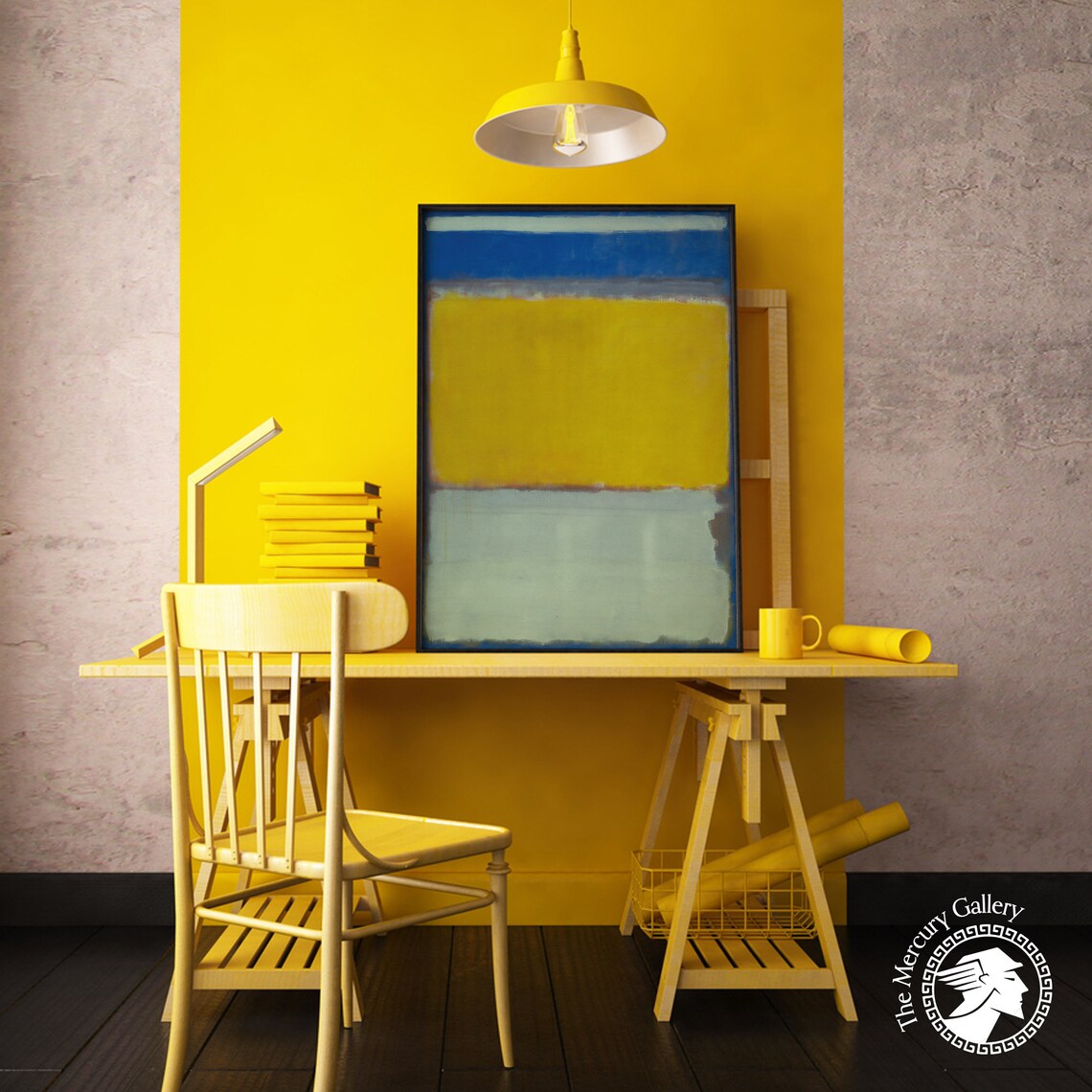 Mark Rothko Yellow And Blue Wall Art Poster Print - Image 6