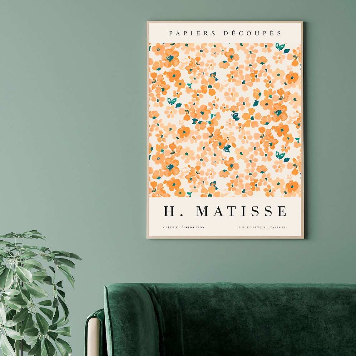 Matisse Flower Market Nature Poster Print - Image 3