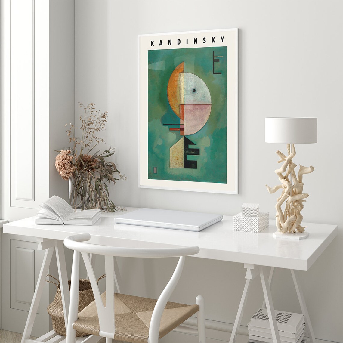 Kandinsky Upward Abstract Art Poster, Exhibition Print - Image 2