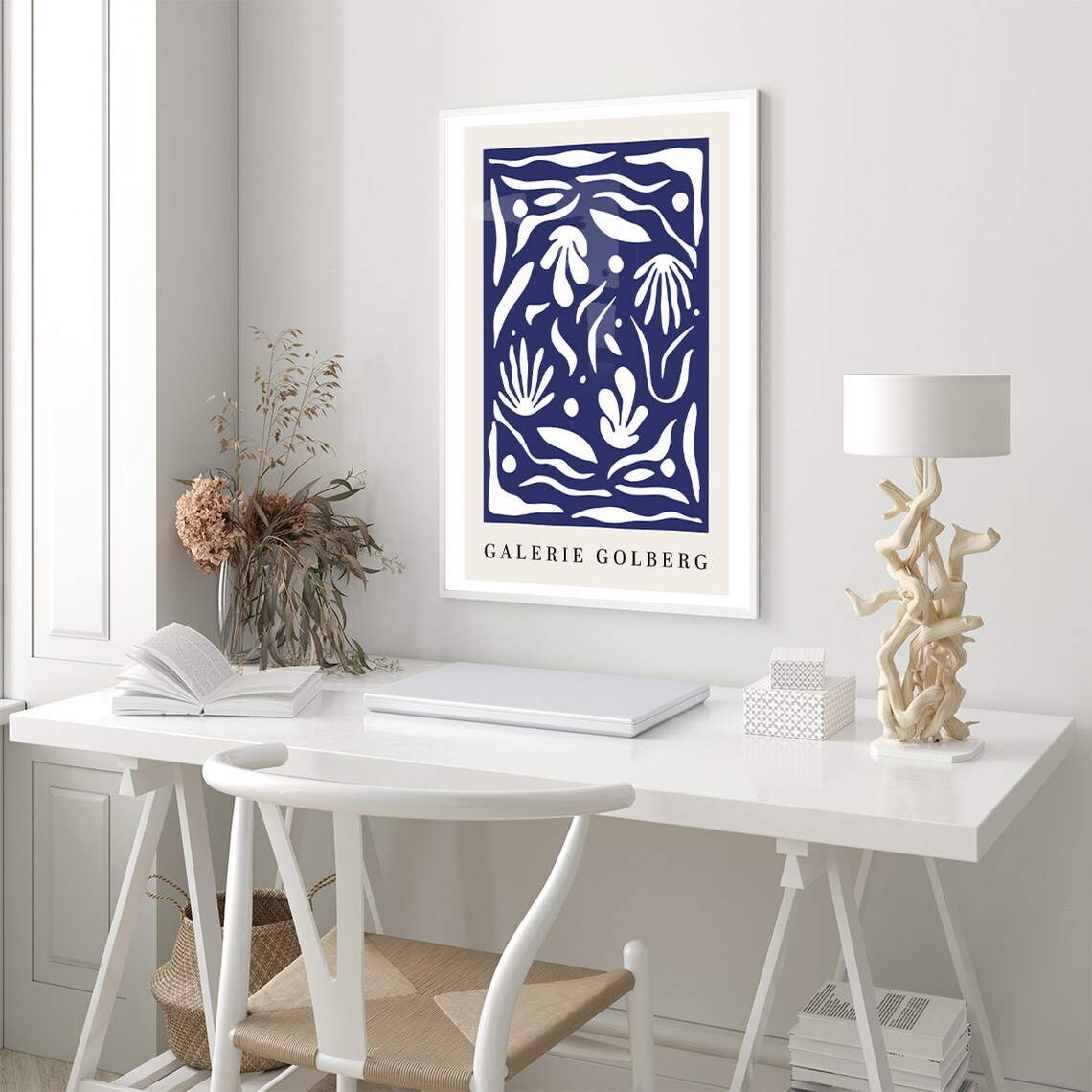 Matisse-Inspired Minimalist Abstract Art Print - Image 2