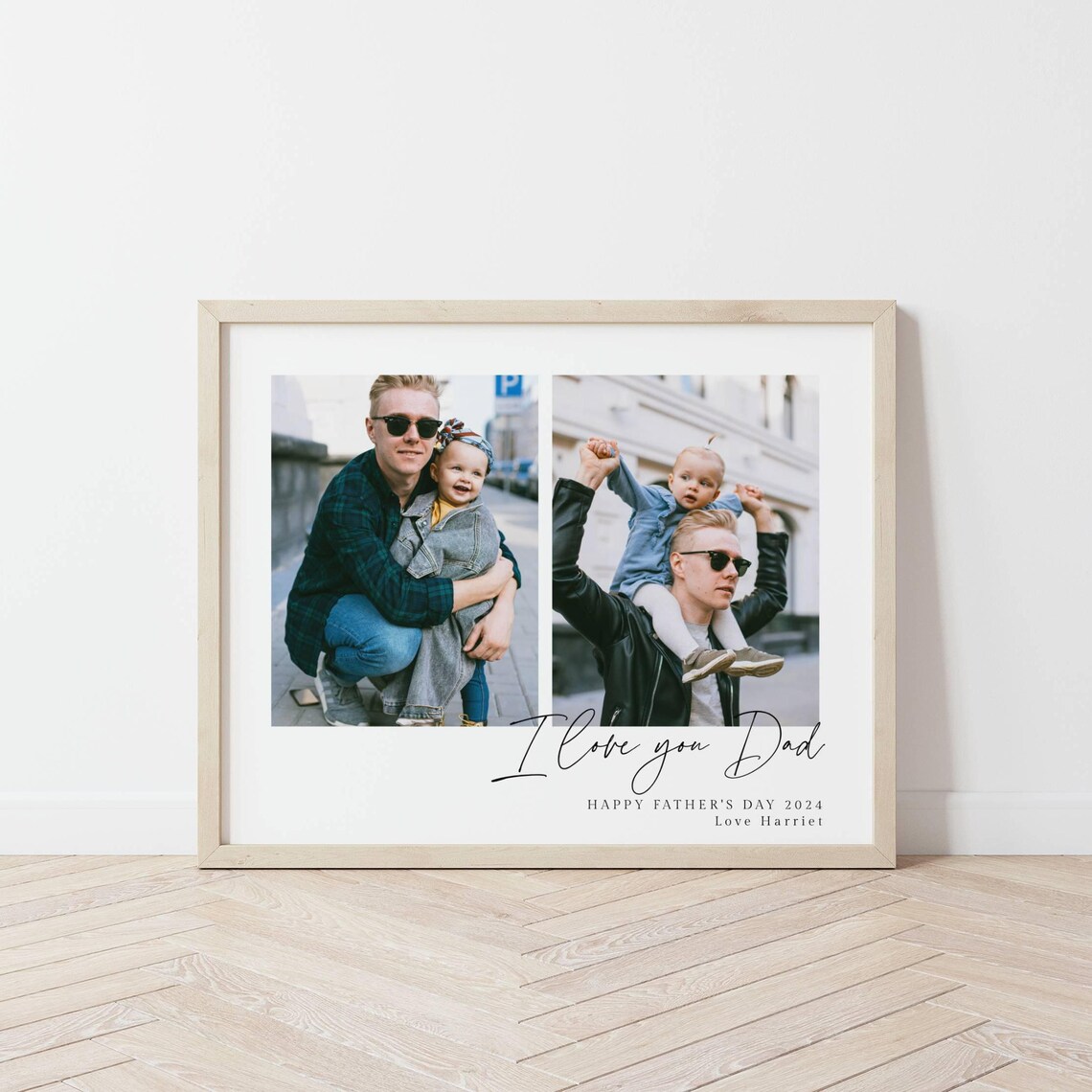Father's Day Photo Gift for Dad, Editable Poster - Image 2