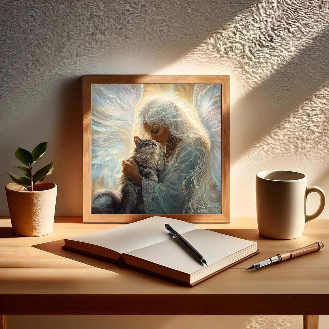 Guardian Angel Of Cats, Cat Lover Gift - Image 5