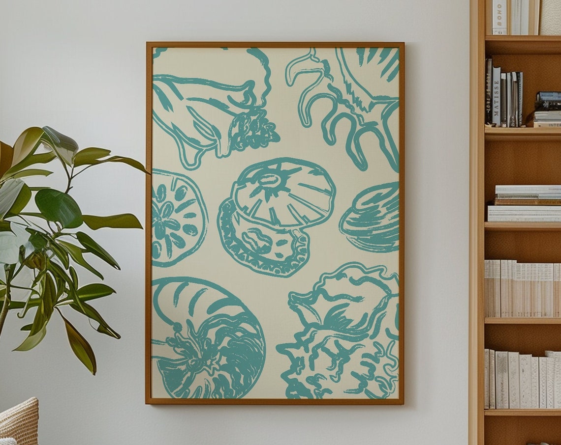 Beach Vibe Boho Minimalist Modern Art