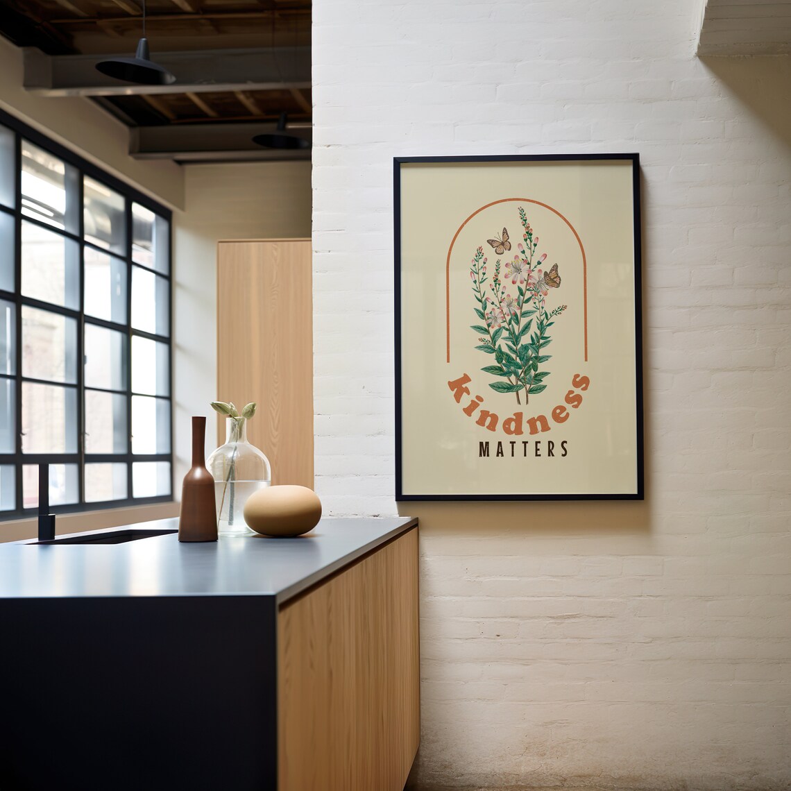 Kindness Matters Quote, Hippie Poster Print - Image 5