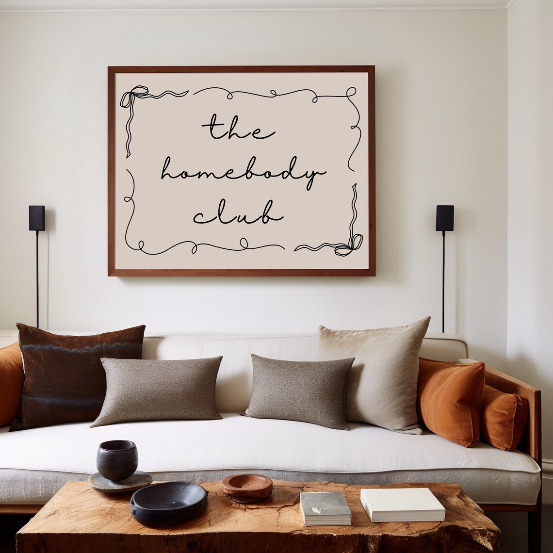 The Homebody Club, Trendy Poster Print - Image 4