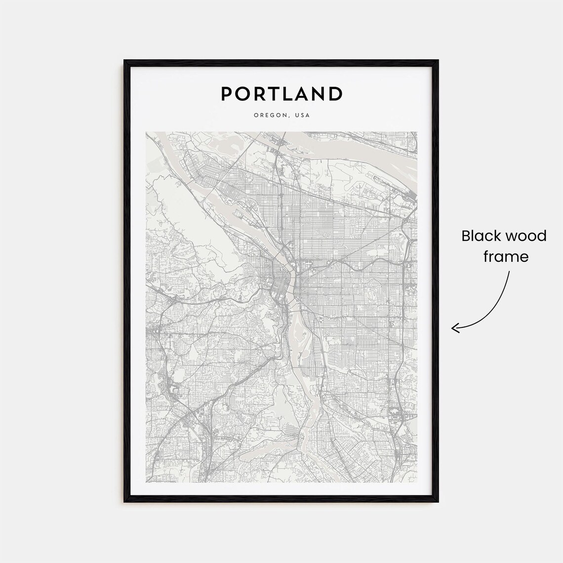 Portland Personalized Map Poster, Oregon Travel Poster - Image 3