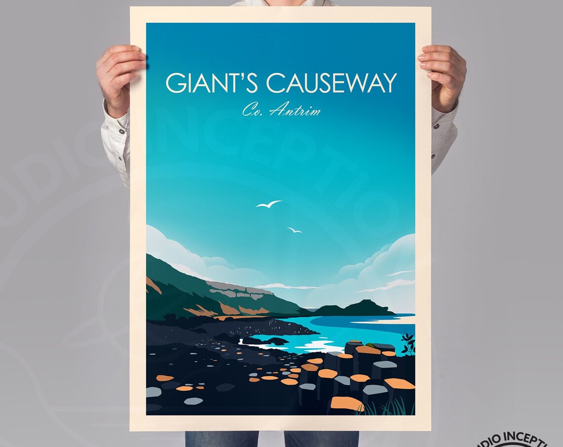 Giants Causeway Northern Ireland Art Print - Image 2