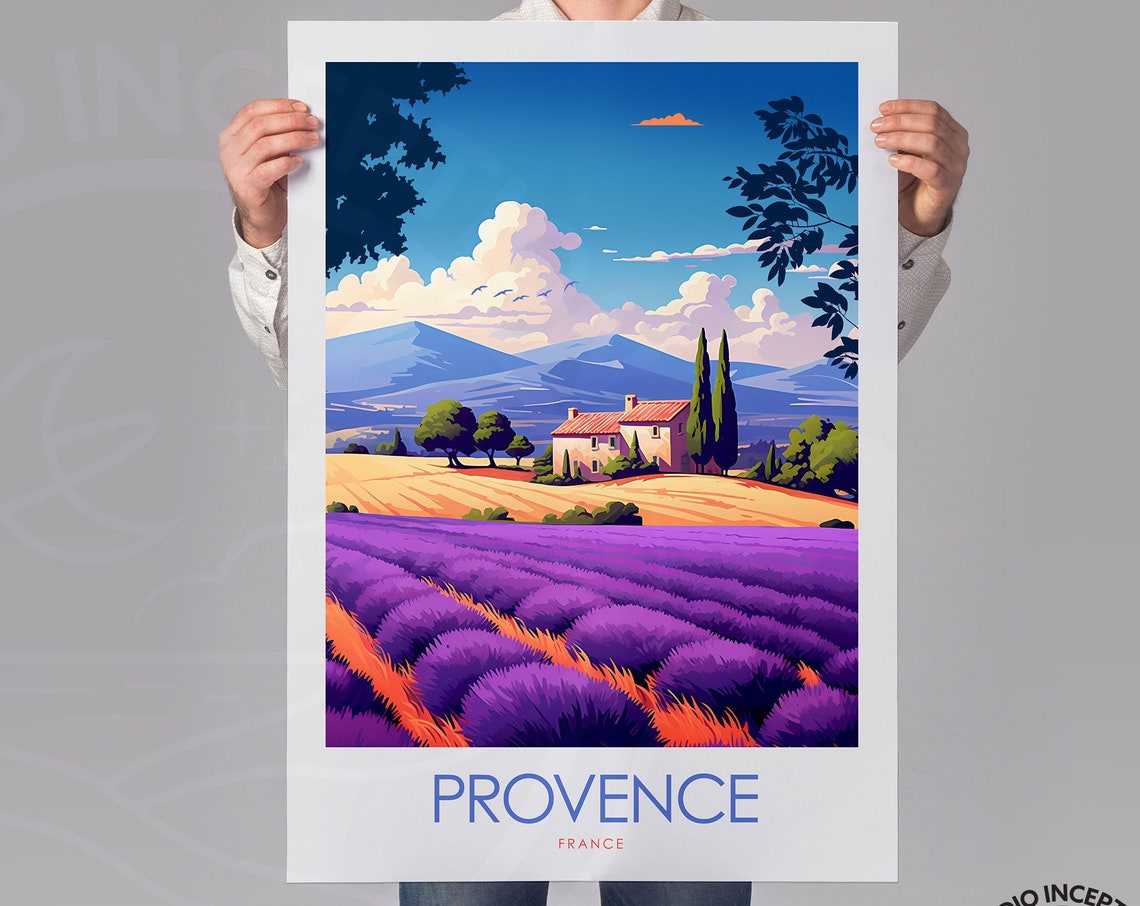 Provence Travel Print France Wall Art Travel Gift French Countryside Gallery Wall Art Home Decor Travel Memories - Image 2