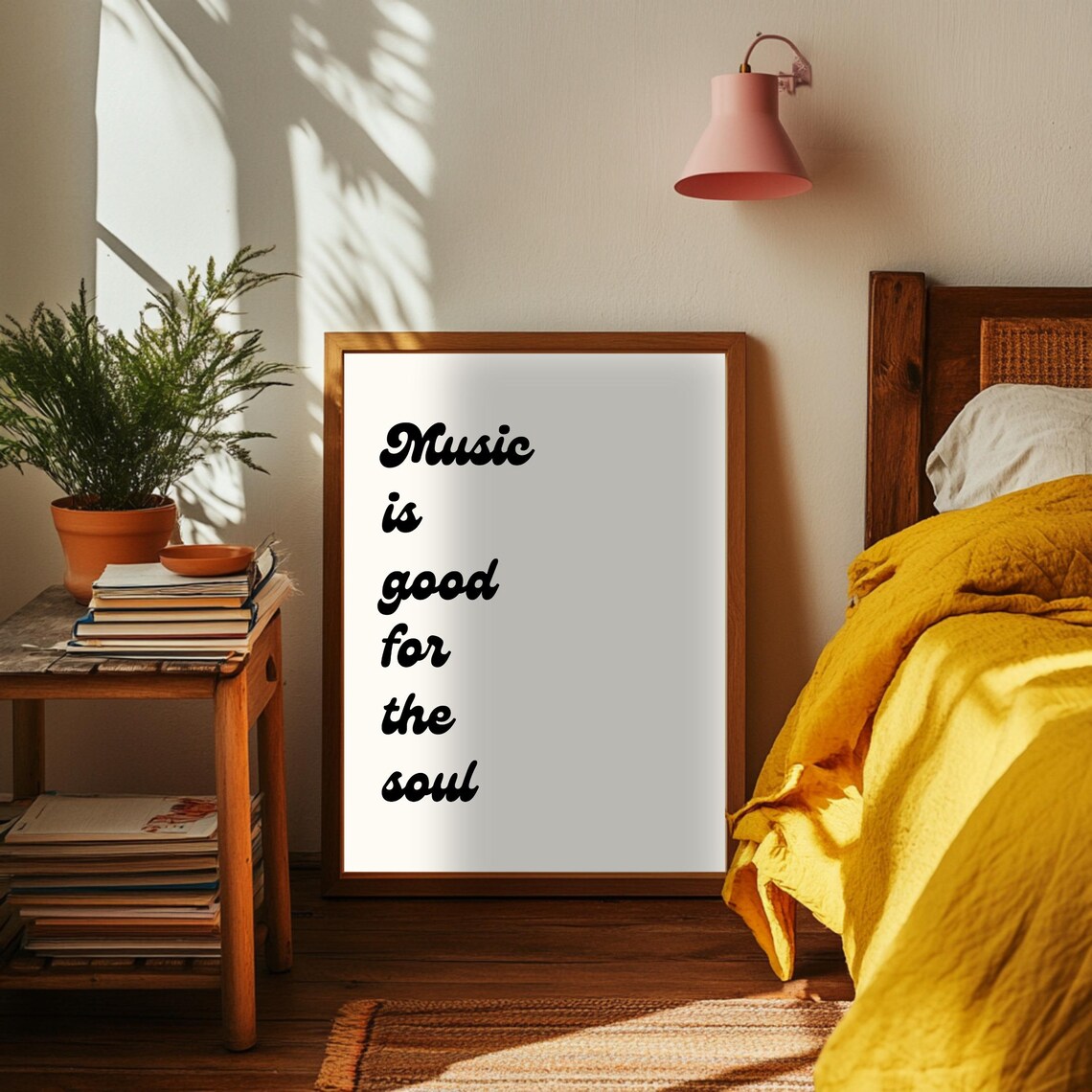 Music Is Good For The Soul, Retro Music Lover Gift - Image 3