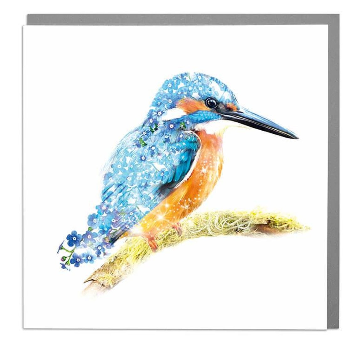 Kingfisher Card Art Print