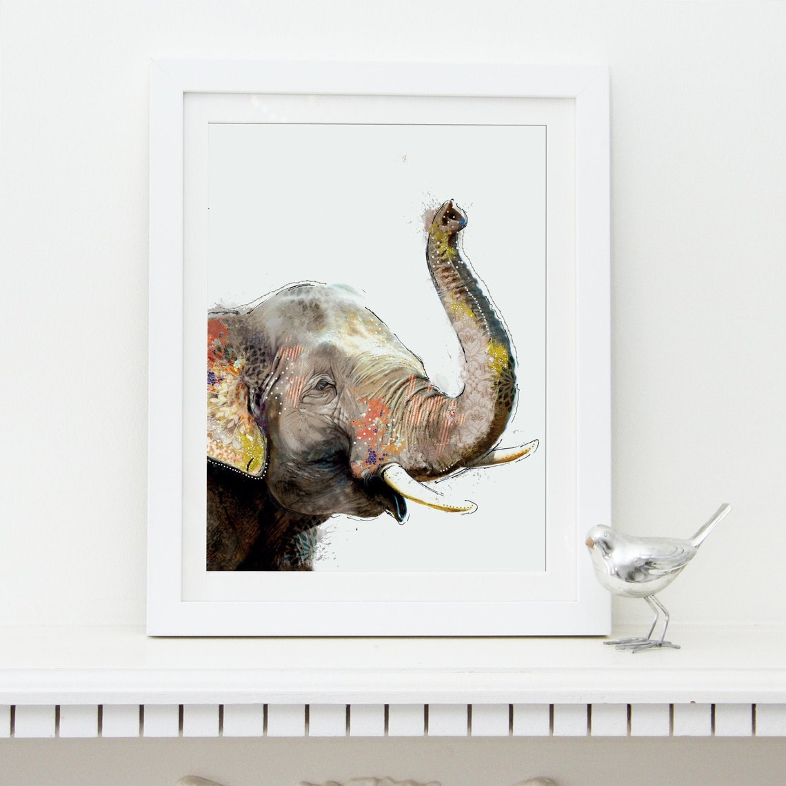 Elephant Art Print By Lola Design