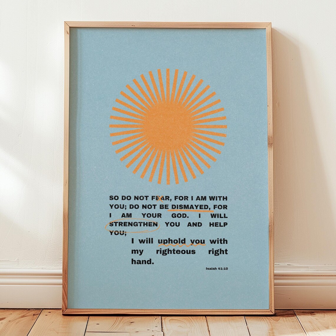 Modern Christian Art With Prints Scripture Wall Room Decor For Mens Office Gifts