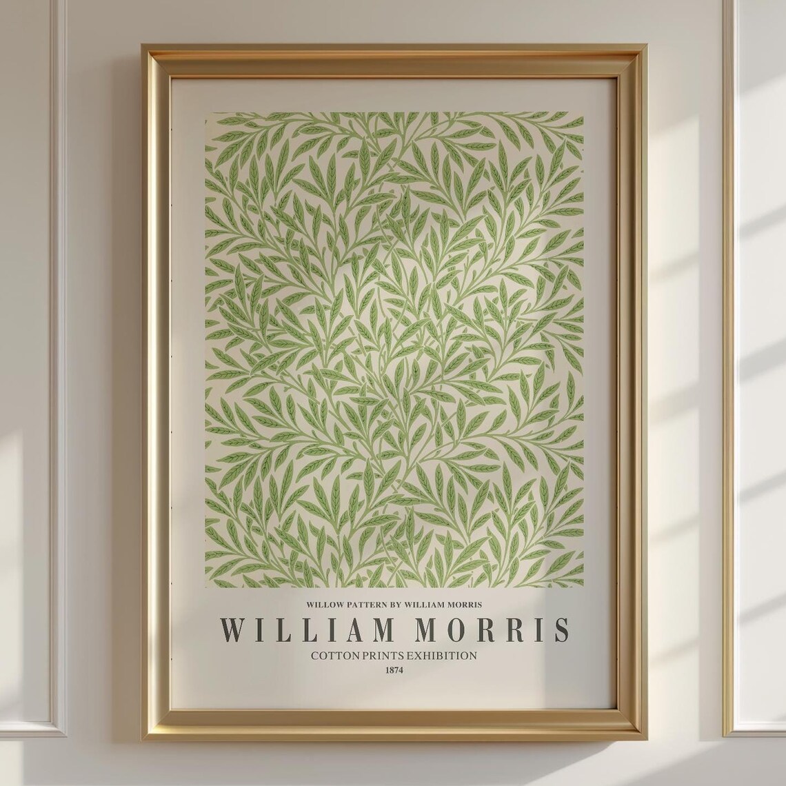 Willow Pattern by William Morris, Vintage Botanical Art Print