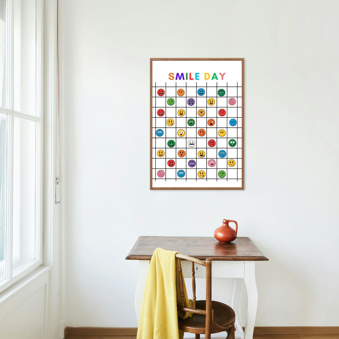 World Smile Day, Fun Kids Room Decor Art Print - Image 2