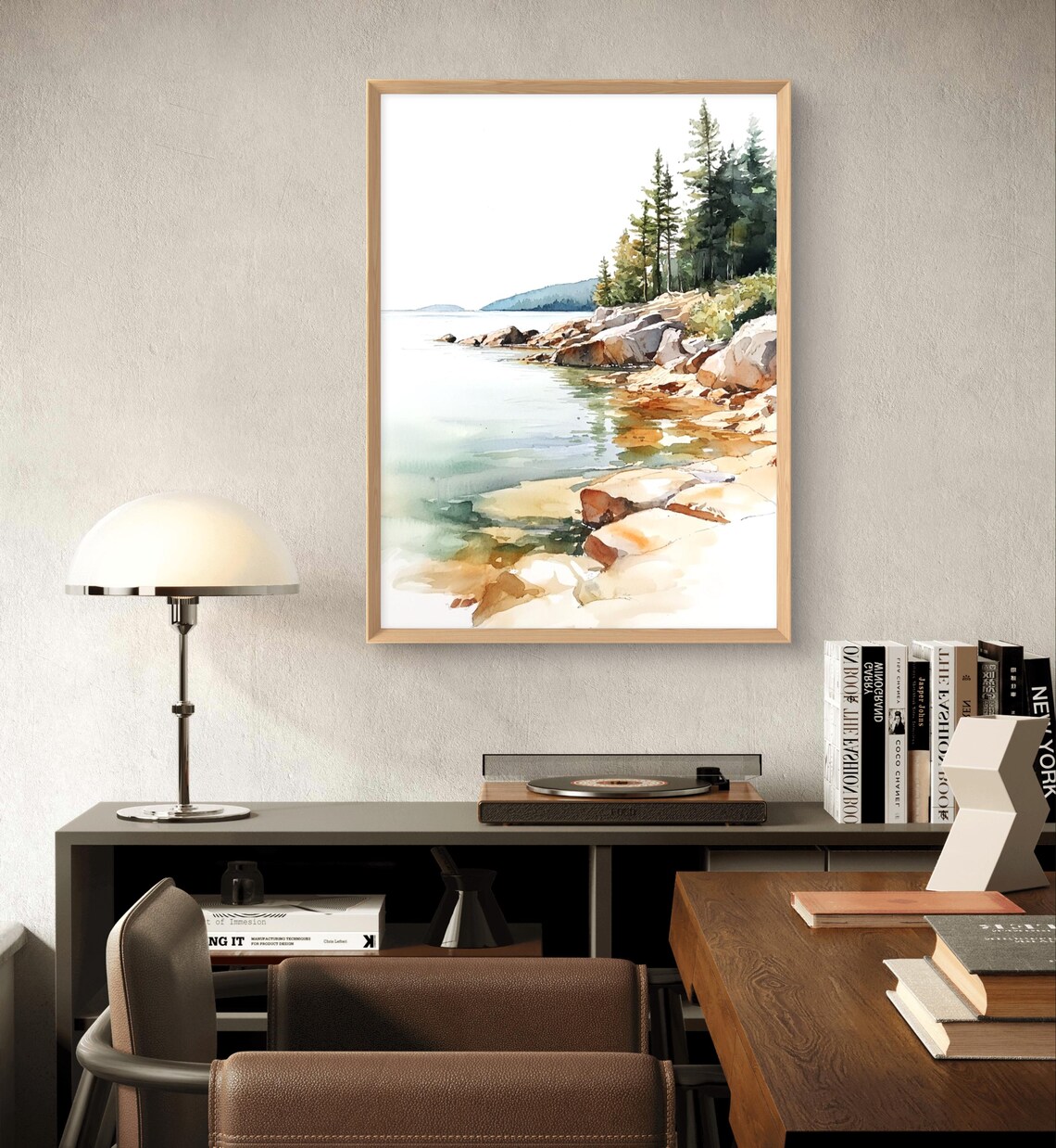 Lake Superior North Shoreline Wall Art Print