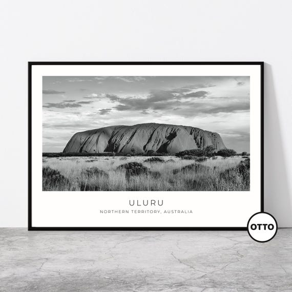 Uluru Travel Poster, Northern Territory Australia