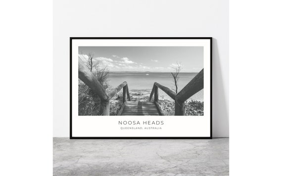 Noosa Heads Travel Poster, Sunshine Coast Australia